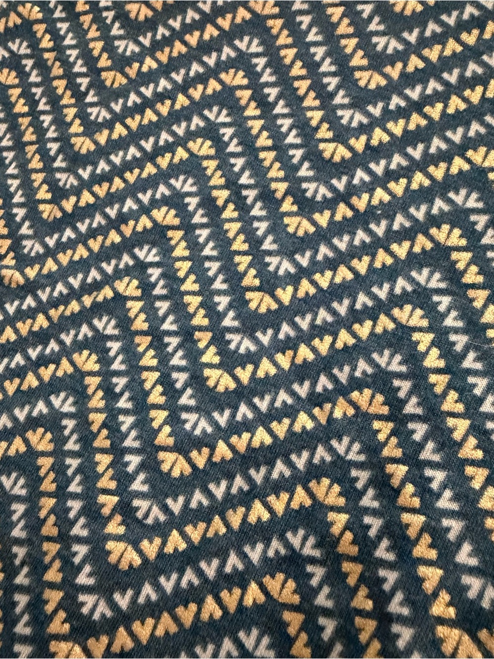 LuLaRoe Blue Chevron High-Low Dress - Picture 6 of 6
